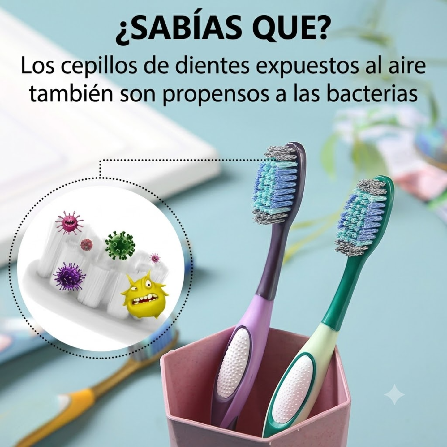 ERACARE Sanitizador de Cepillos de Dientes