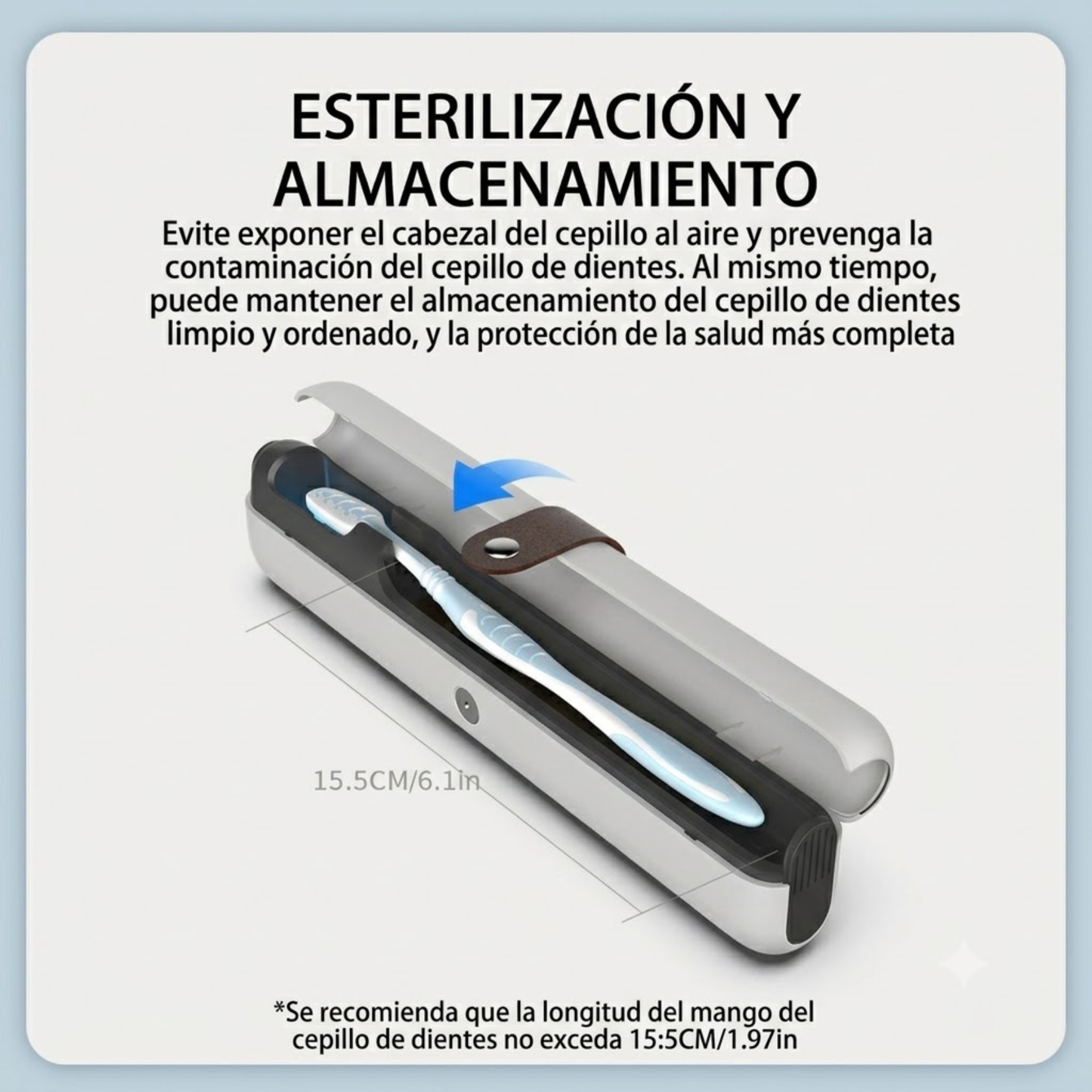 ERACARE Sanitizador de Cepillos de Dientes